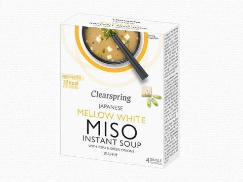 Clearspring organická miso polievka s tofu 4 kusy - 88946