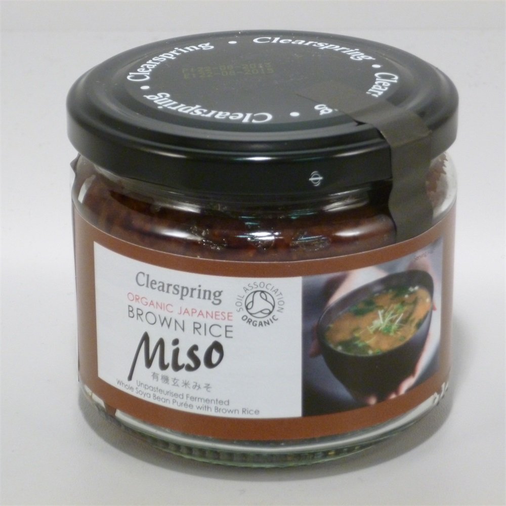Clearspring organické miso z hnedej ryže v pohári 300 g - 22758