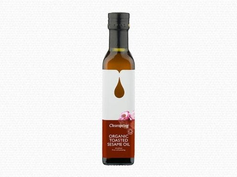 Clearspring organický pražený sezamový olej 500 ml - 30657