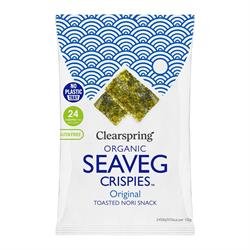 Clearspring organické chrumkavé morské riasy originál 4 g - 95902
