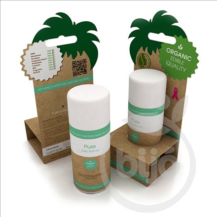 Coconutoil cosmetics bio guľôčkový dezodorant čistý 50 ml - 47292