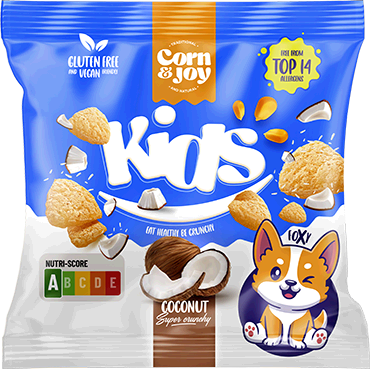 Kukuričný snack pre deti kokosový bez lepku 40 g - 96279