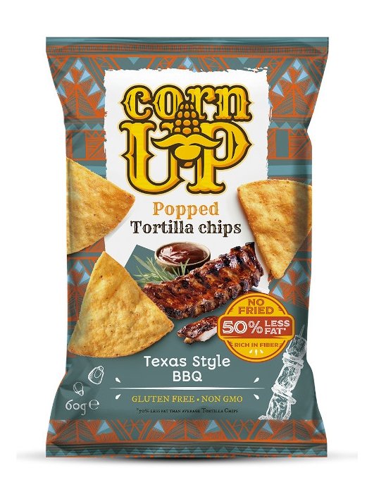 Corn Up tortilla chips barbecue 60 g - 91974