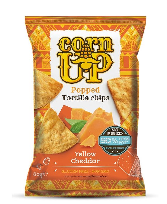 Corn Up tortilla chips čedar 60 g - 91975