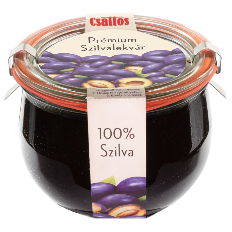 Prémiový slivkový lekvár s lupienkami 600 g - 95340