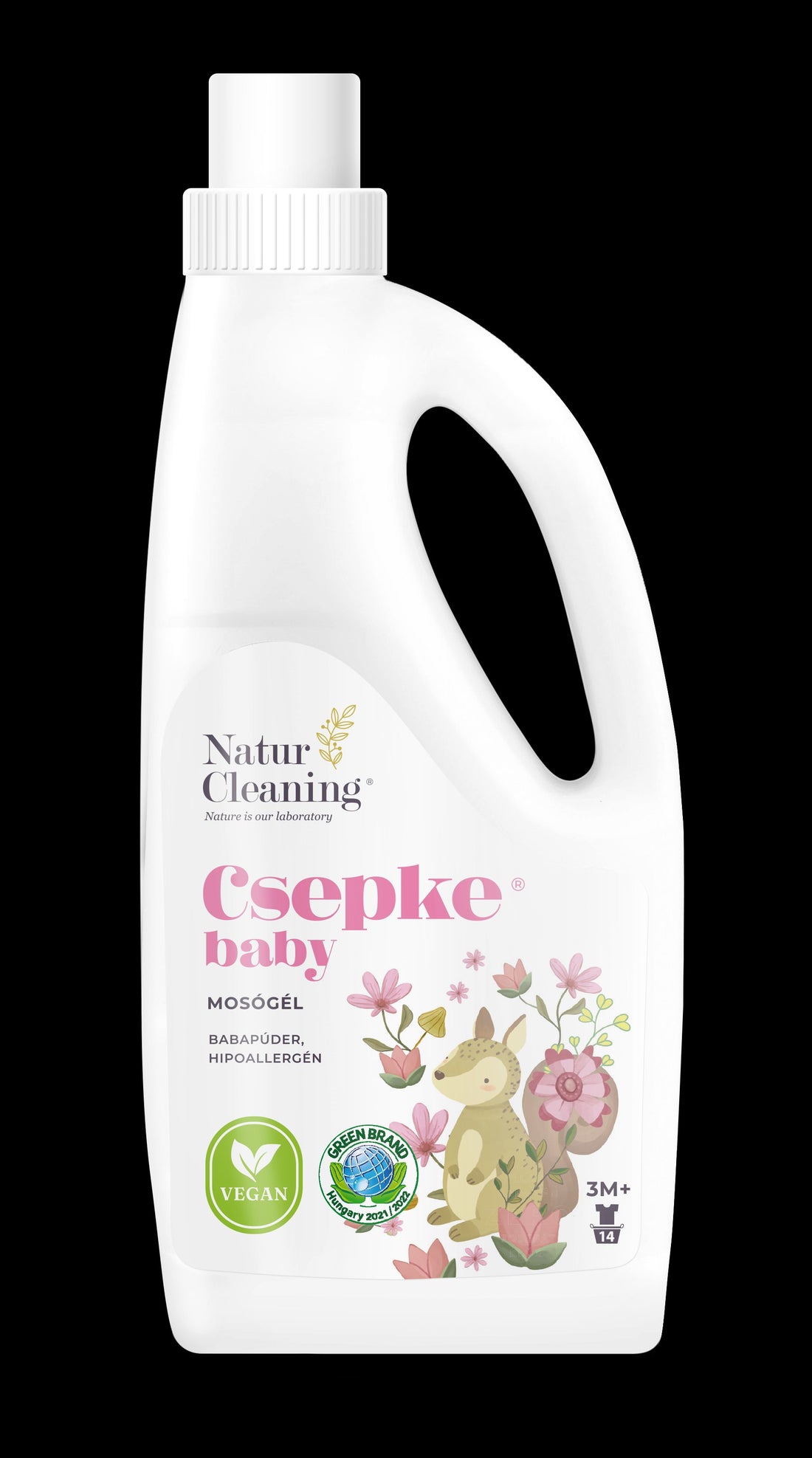 Csepke Detský prací gél s vôňou detského púdru 3m 1000 ml - 51766