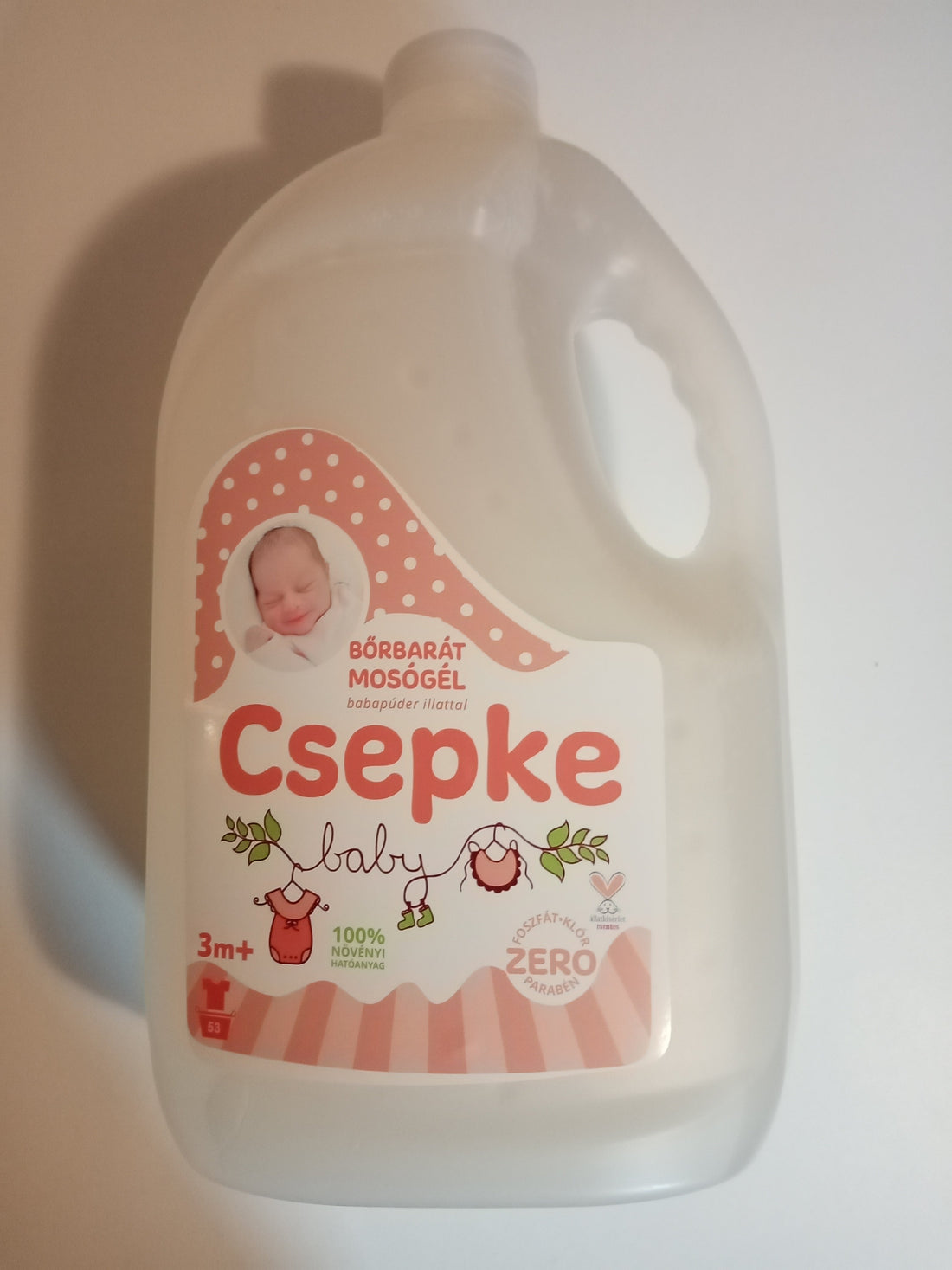 Csepke Baby prací gél s vôňou detského púdru 3m 4000 ml - 85211