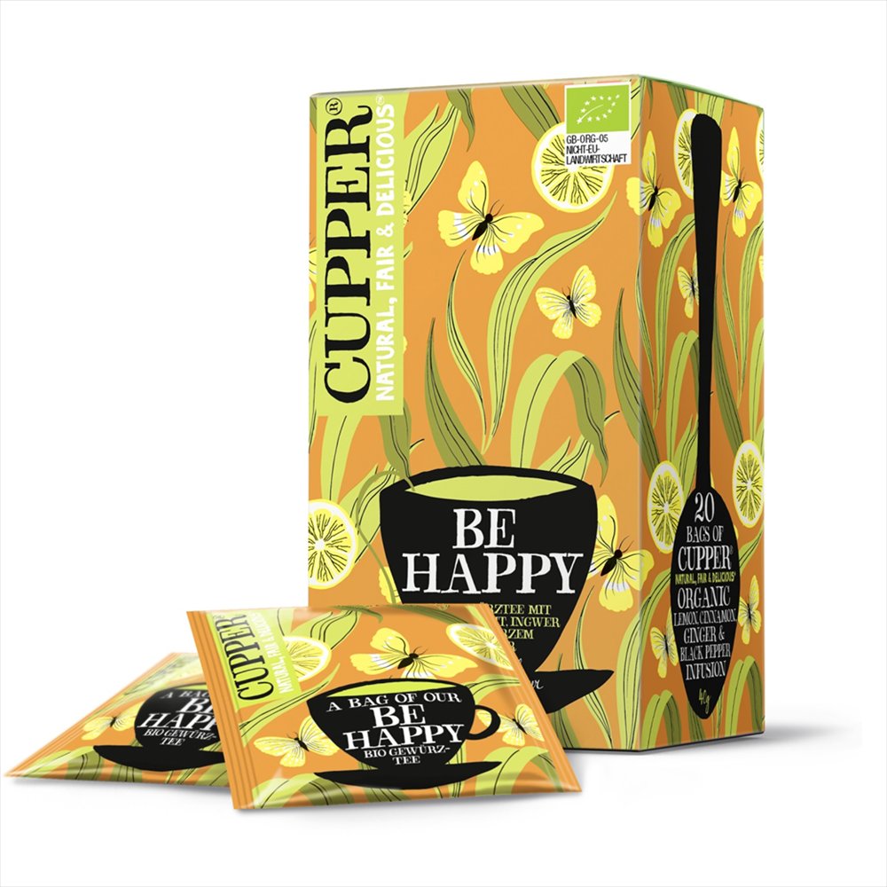  Cupper Be happy  osviežujúci čaj 20 ks 45 g - 58254