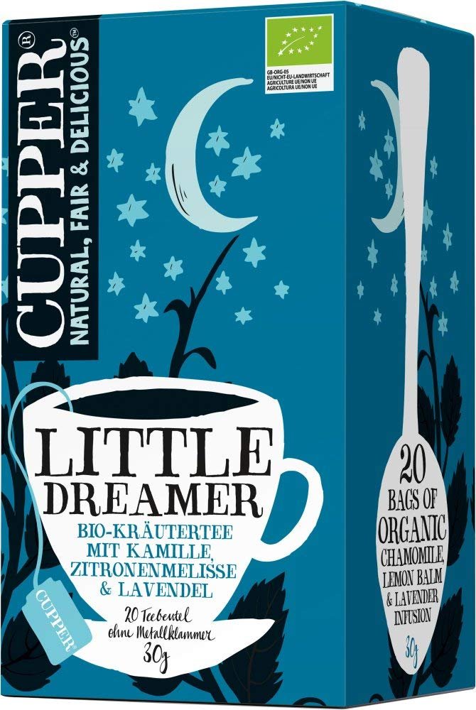 Cupper bio little dreamers upokojujúci čaj 20 ks 30 g - 58259