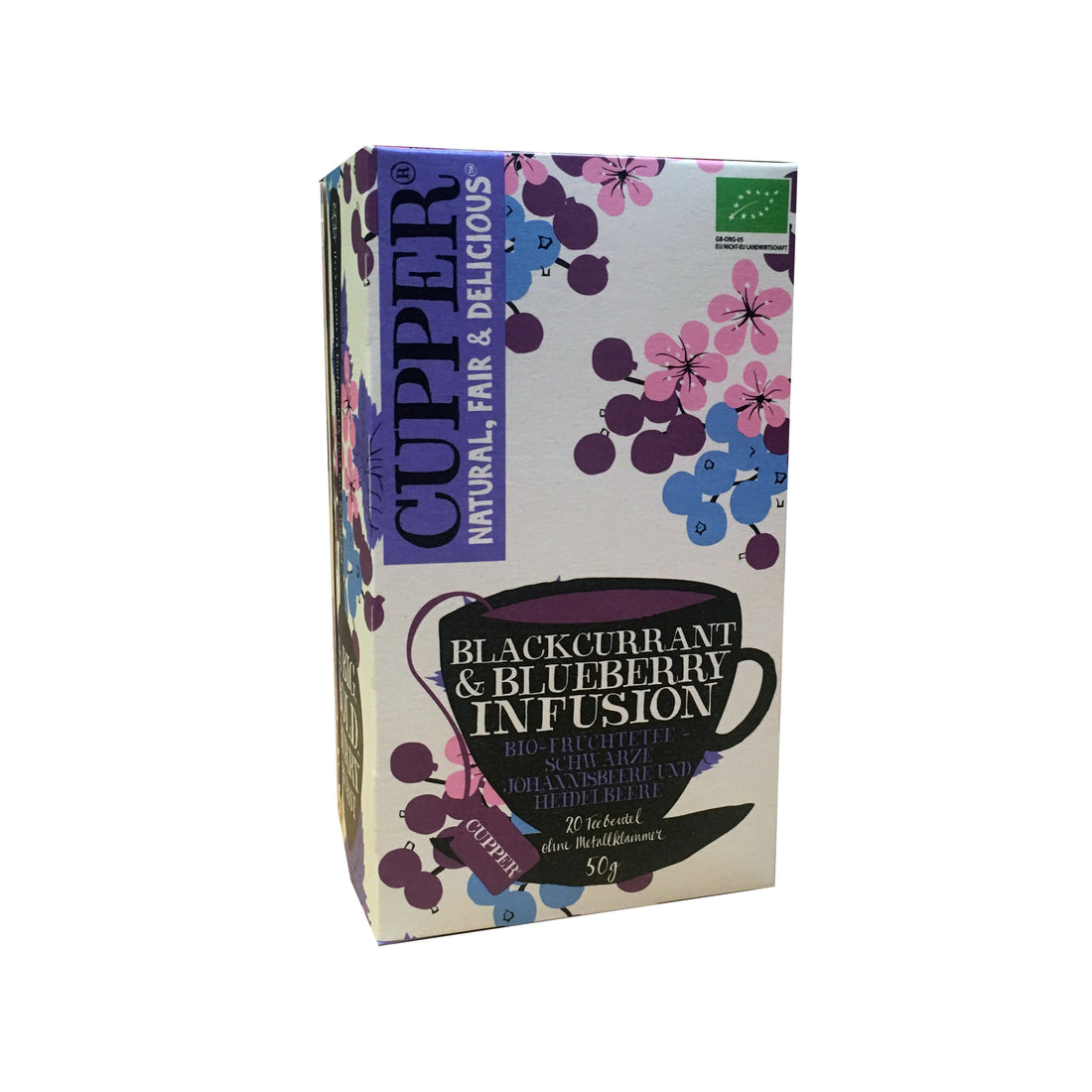 Cupper BIO čierne ríbezle a čučoriedky  50 g - 82288