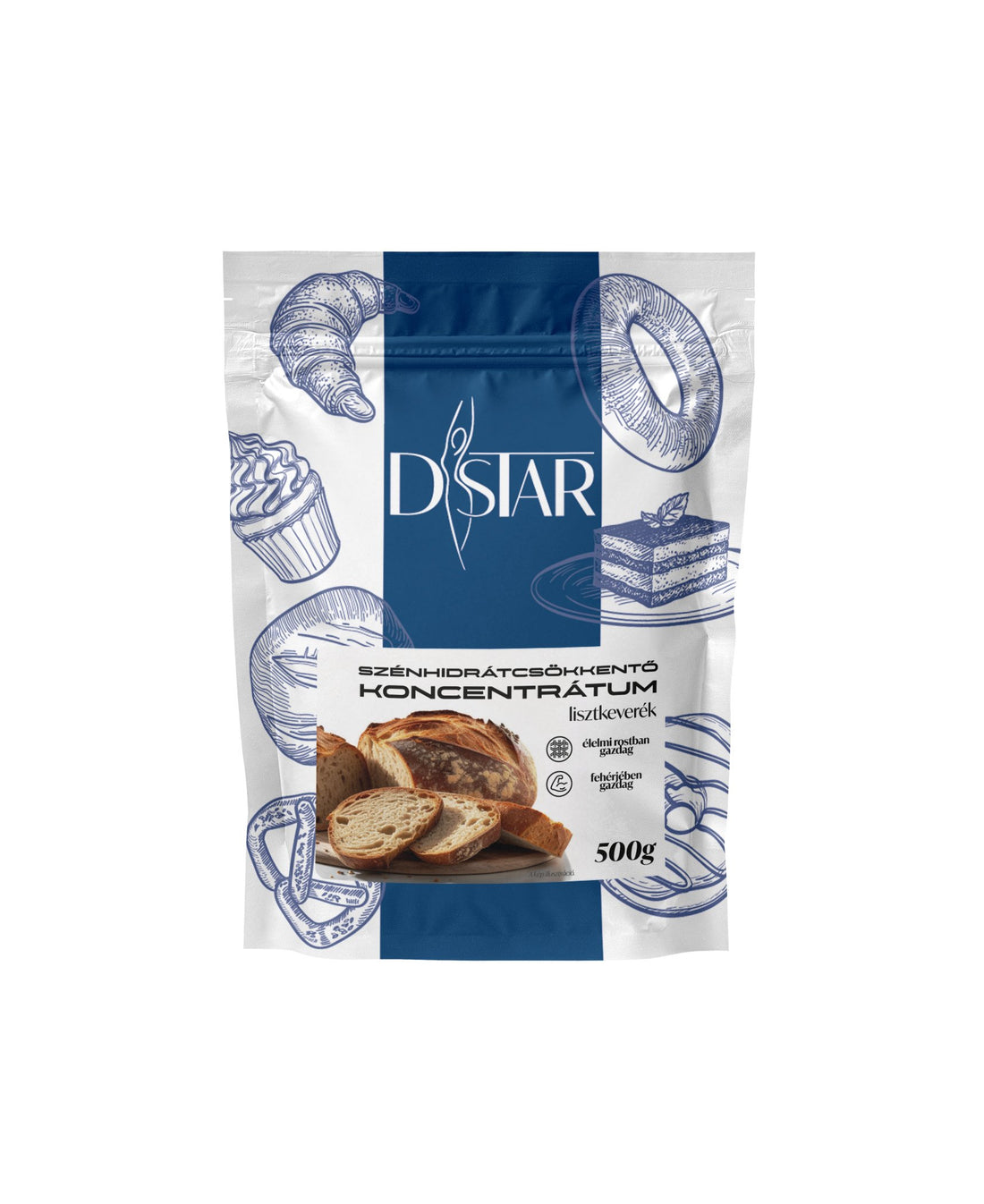 D-Star zmes koncentrovanej múky so zníženým obsahom sacharidov 500 g - 95612