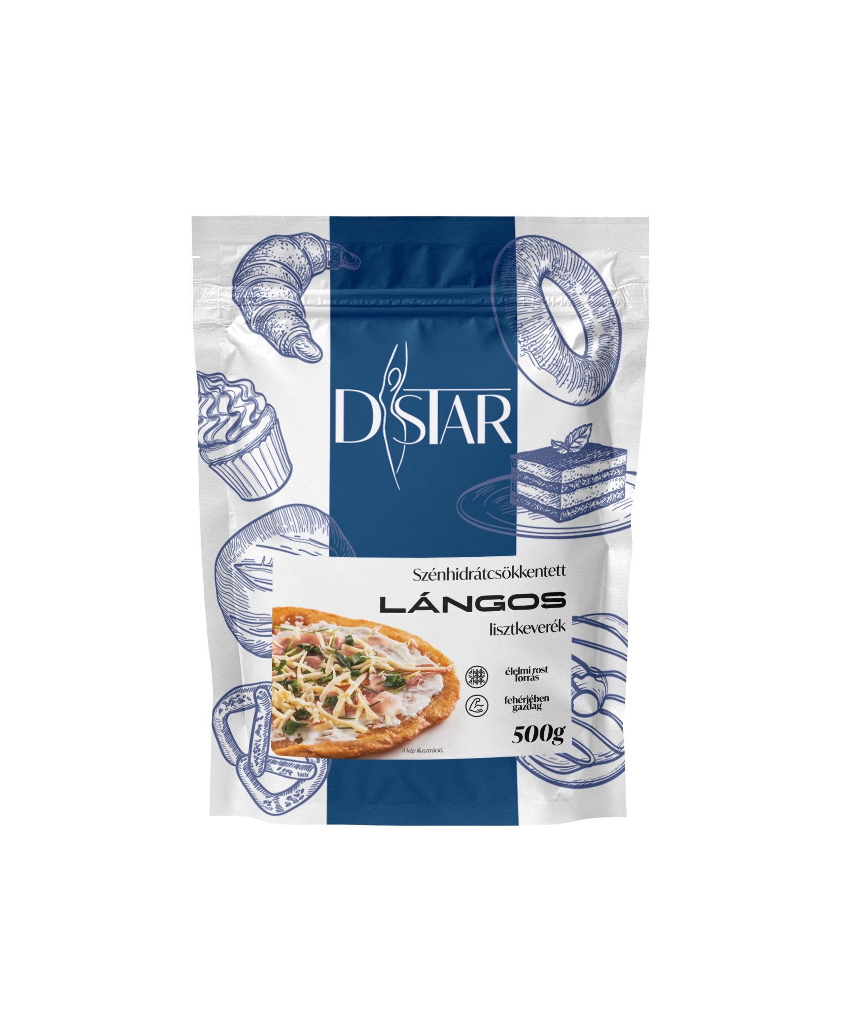D-Star múka so zníženým obsahom sacharidov Múka 500 g - 95615