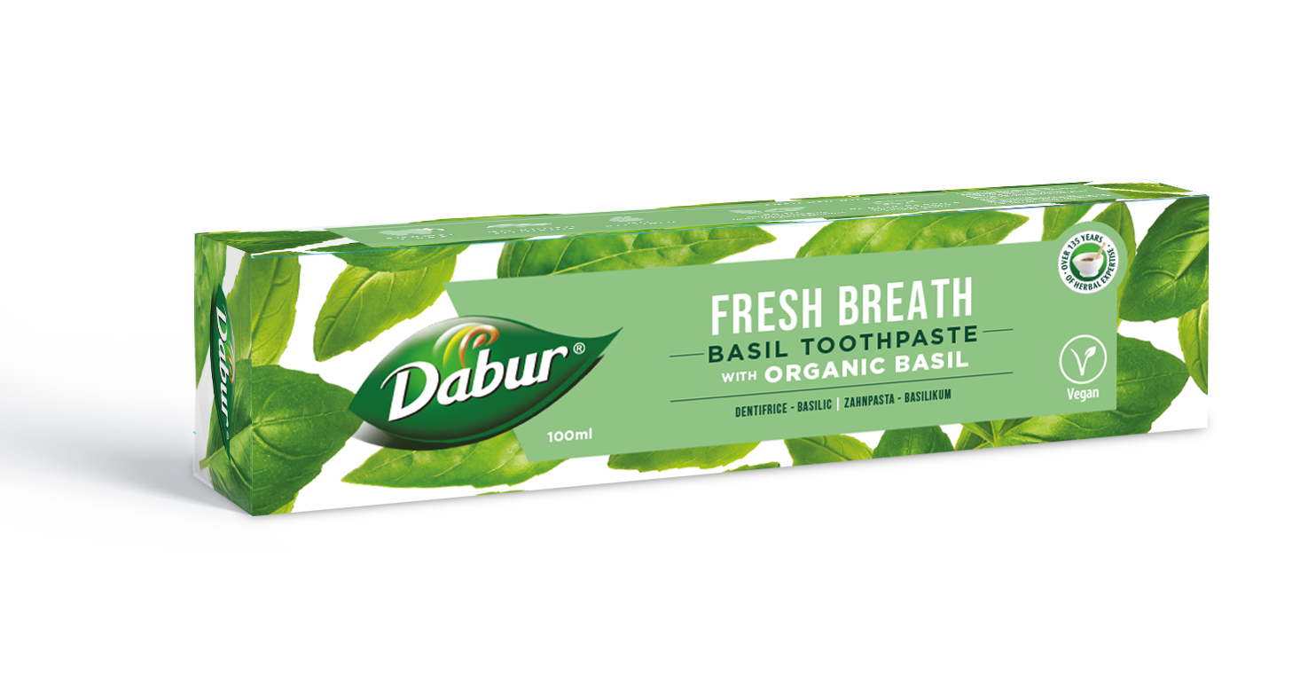 Dabur herbal bazálkový zubný krém s organickou zložkou 100 ml