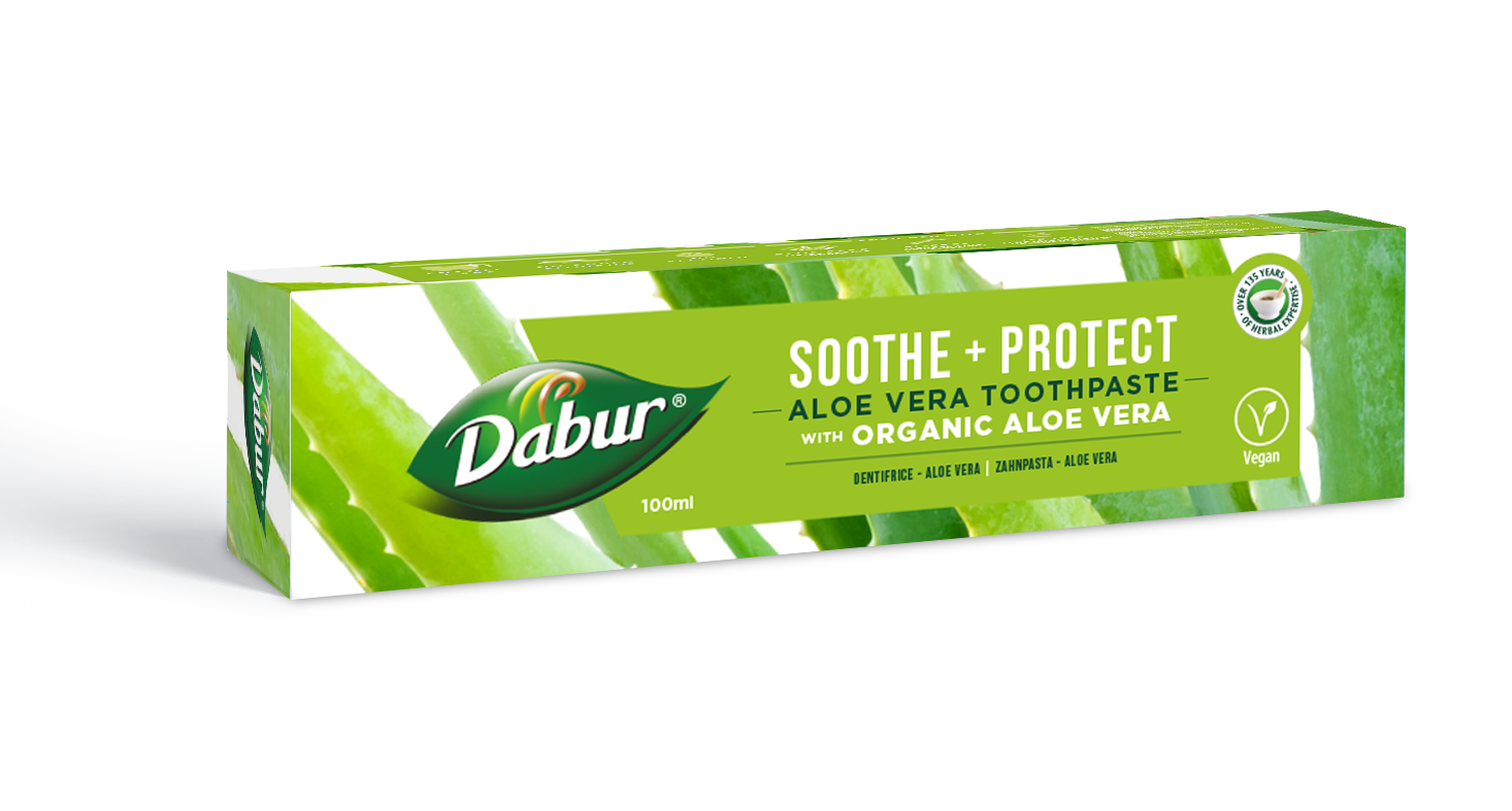 Dabur herbal zubná krém s aloe vera extraktom s organickou zložkou 100 ml