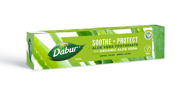 Dabur herbal zubná krém s aloe vera extraktom s organickou zložkou 100 ml