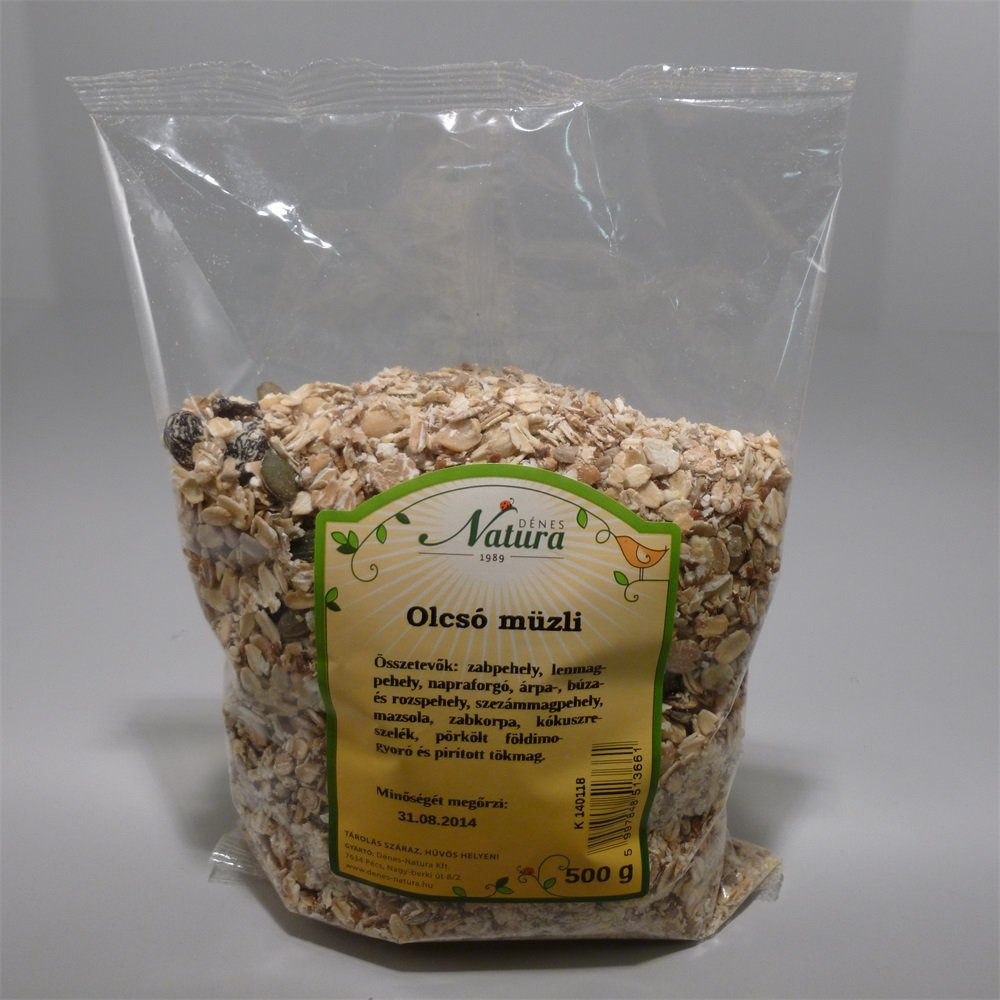 Dénes Natura lacné müsli so semienkami 11 zložiek 500 g - 20641