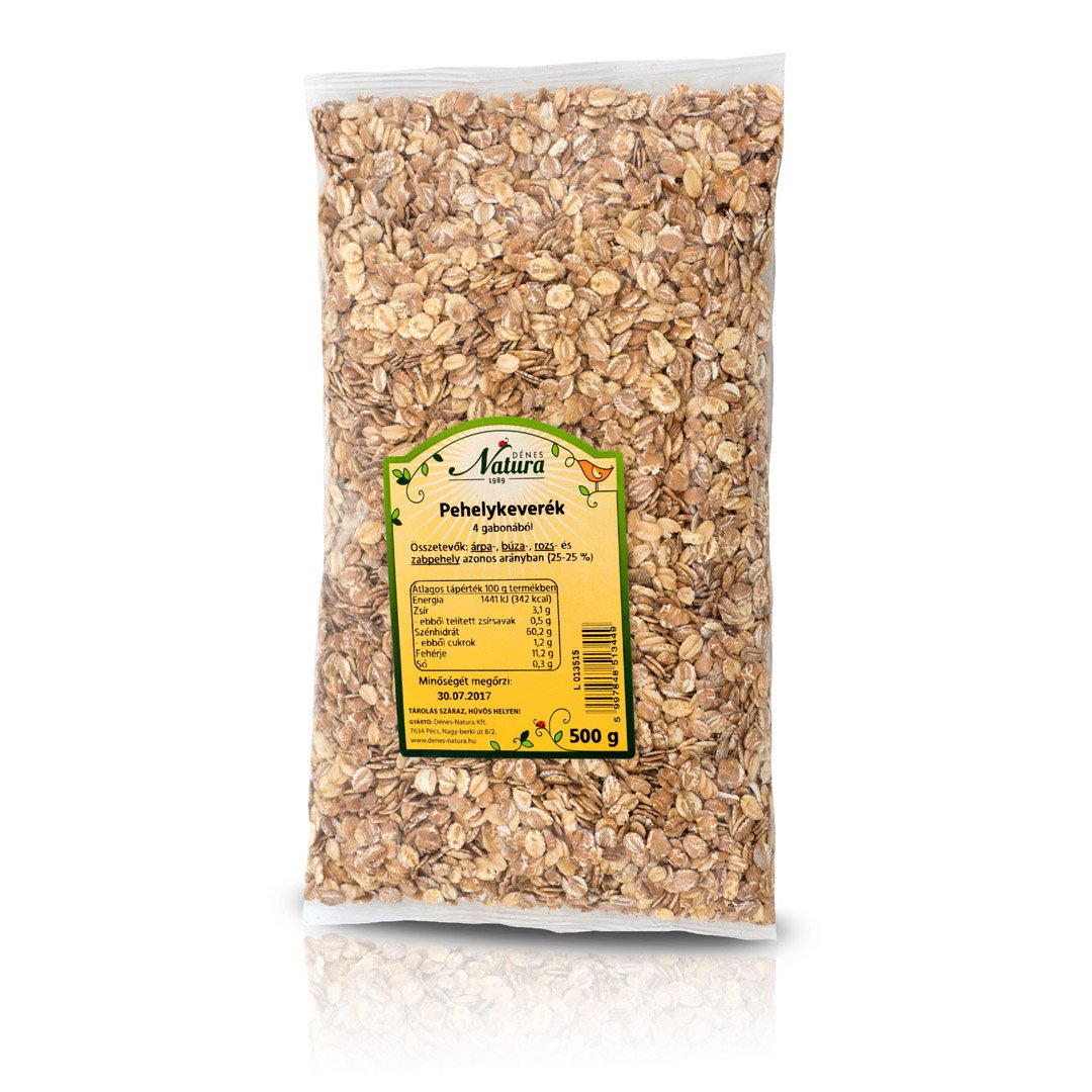 Dénes Natura 4 cereálne vločky 500 g - 17589
