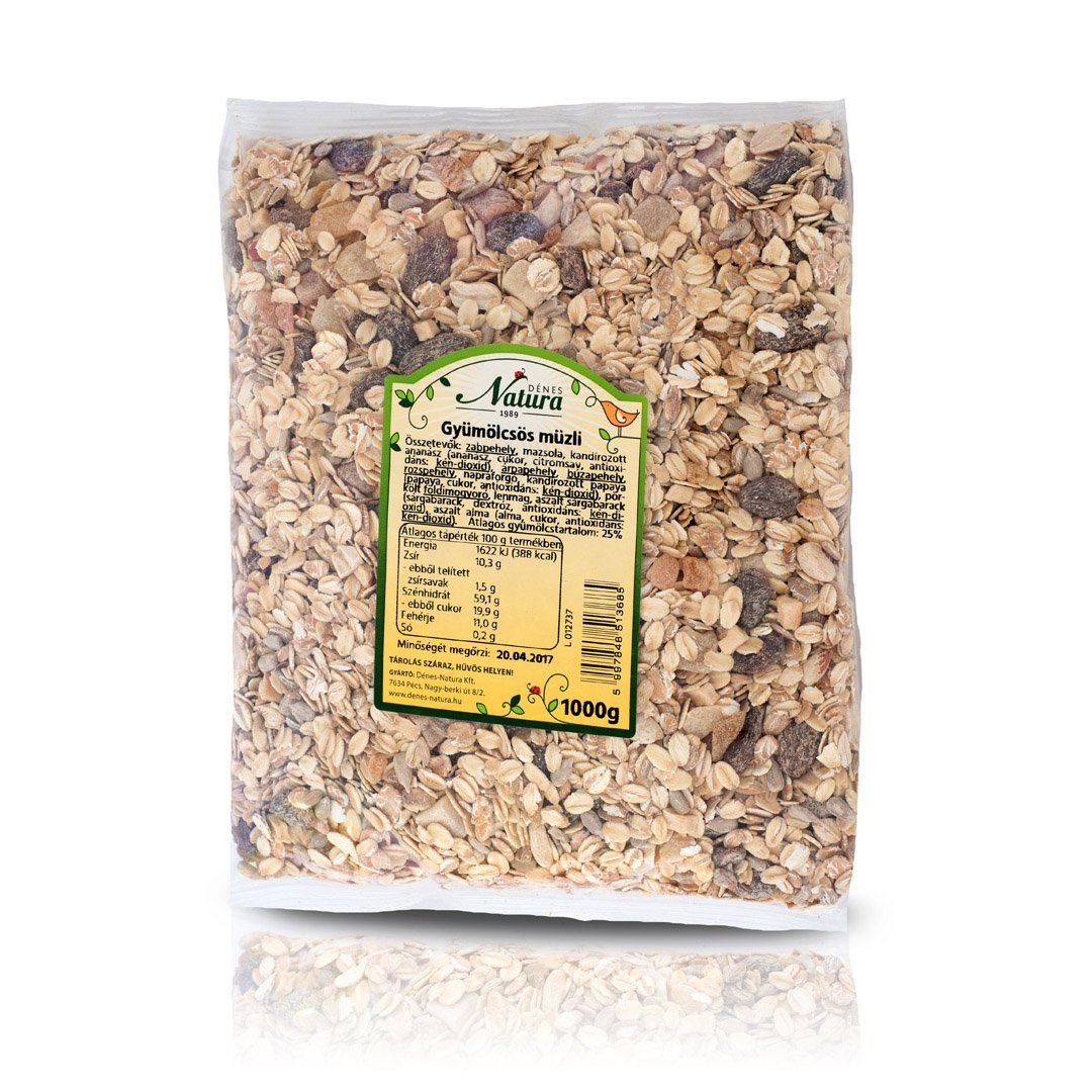 Dénes Natura ovocné müsli 1000 g - 20596