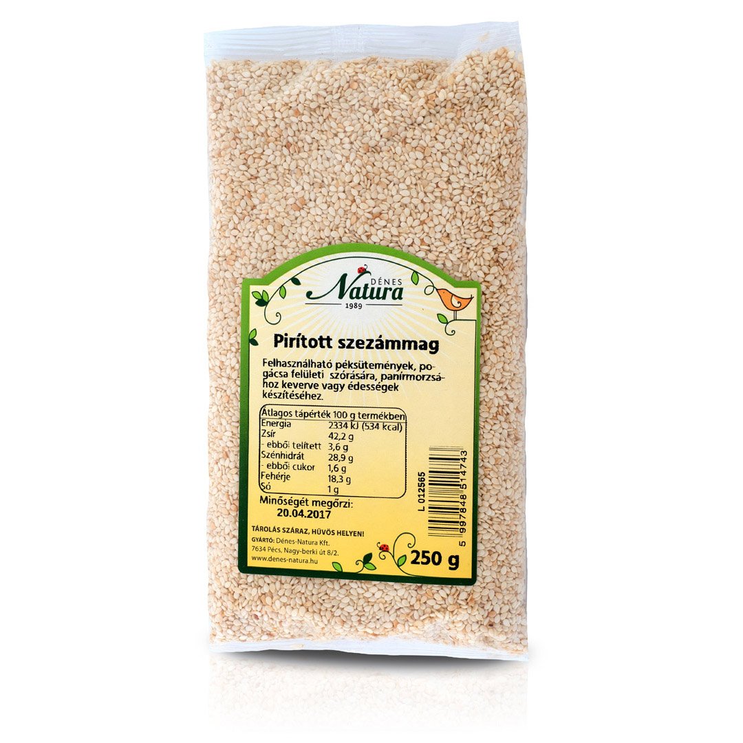Dénes Natura pražené sezamové semienka 250 g - 17595