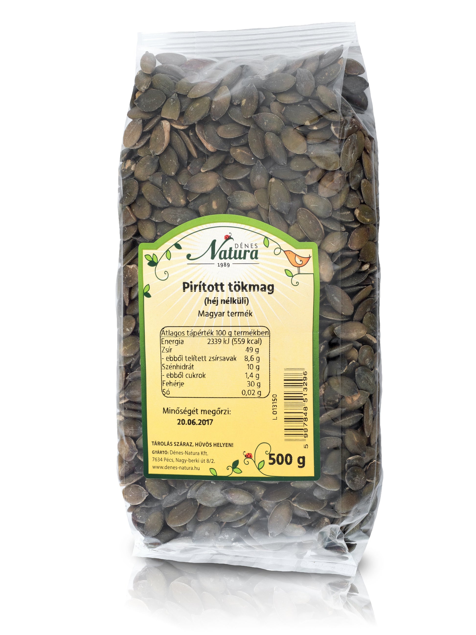 DénesNatura pražené tekvicové semienka 500 g - 17597