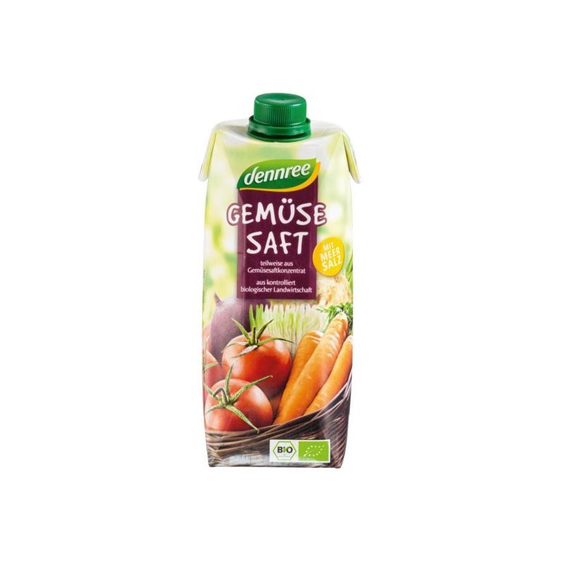 Dennree organická zeleninová šťava 500 ml - 39728