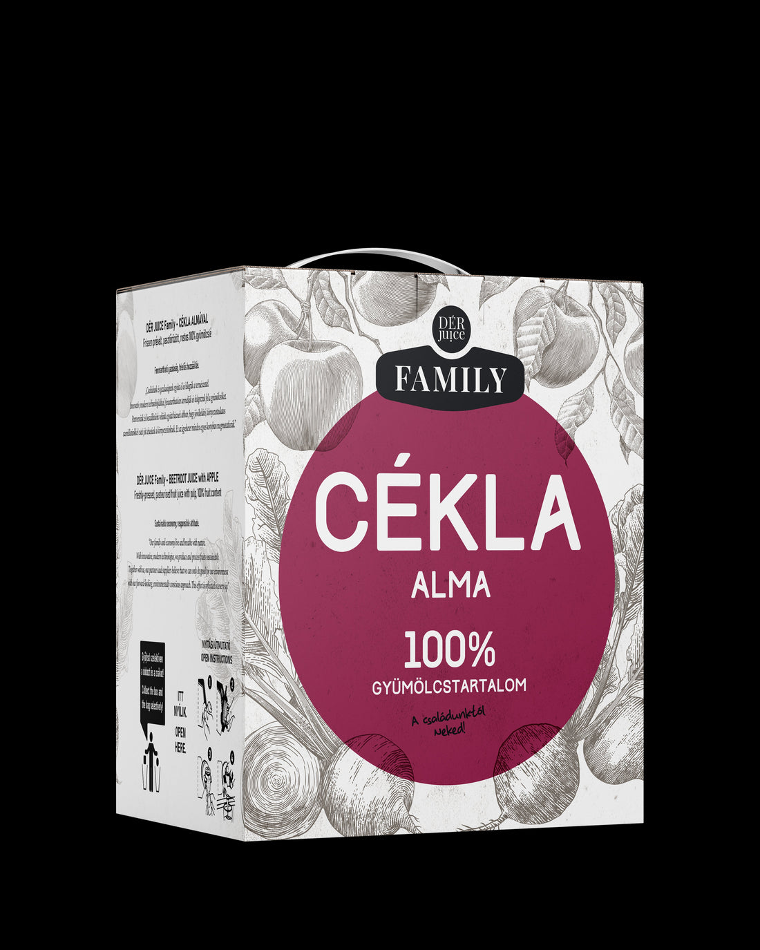 Dér juice family šťava z červenej repy a jabĺk 70-30% 3000 ml - 47231