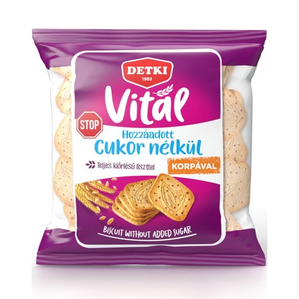 Detki  Vital sušienky bez cukru 180 g - 18724