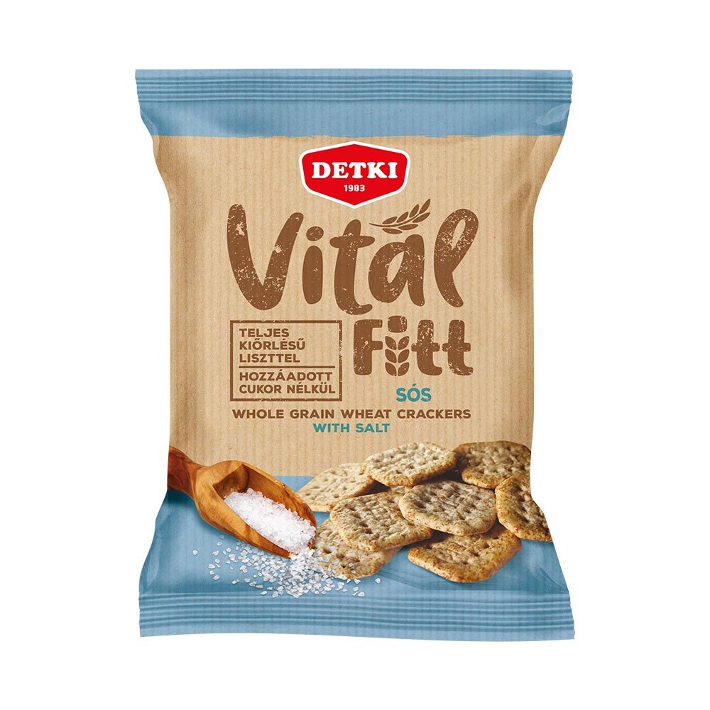 Detki vitál fitt celozrnné sušienky solené 100 g - 91260
