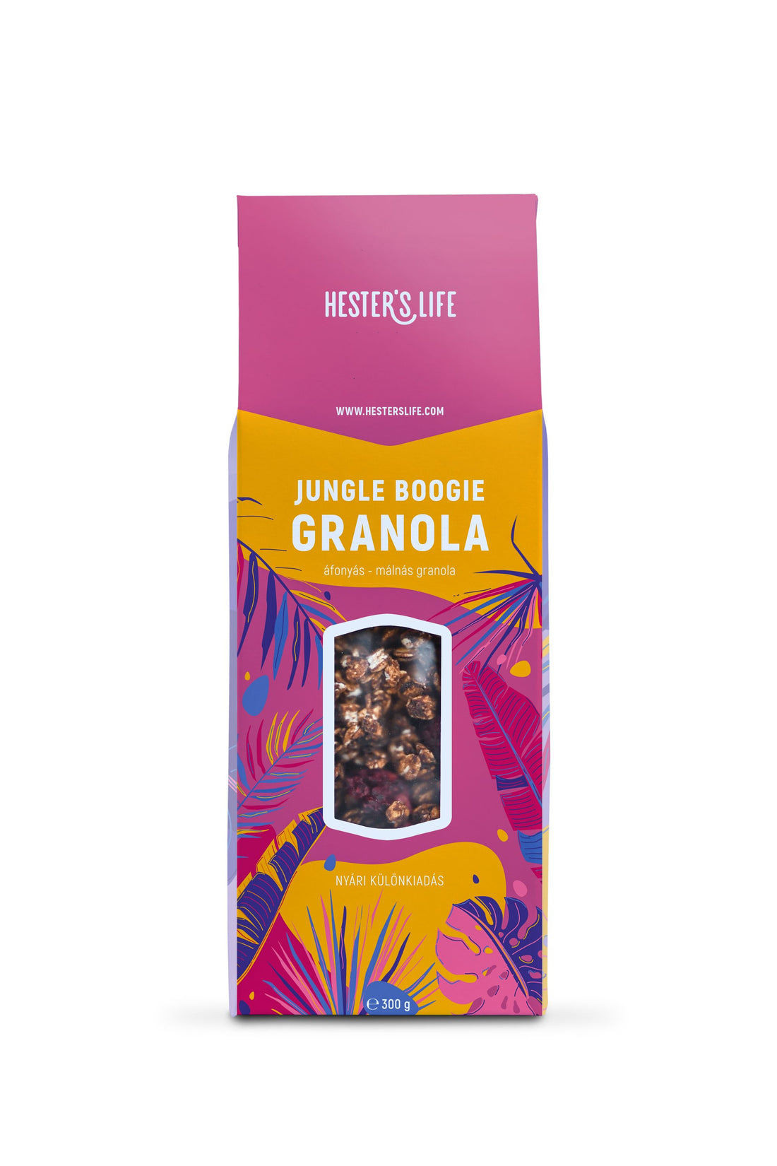 Hester`s Life  čučoriedková granola s malinami 300 g - 93577