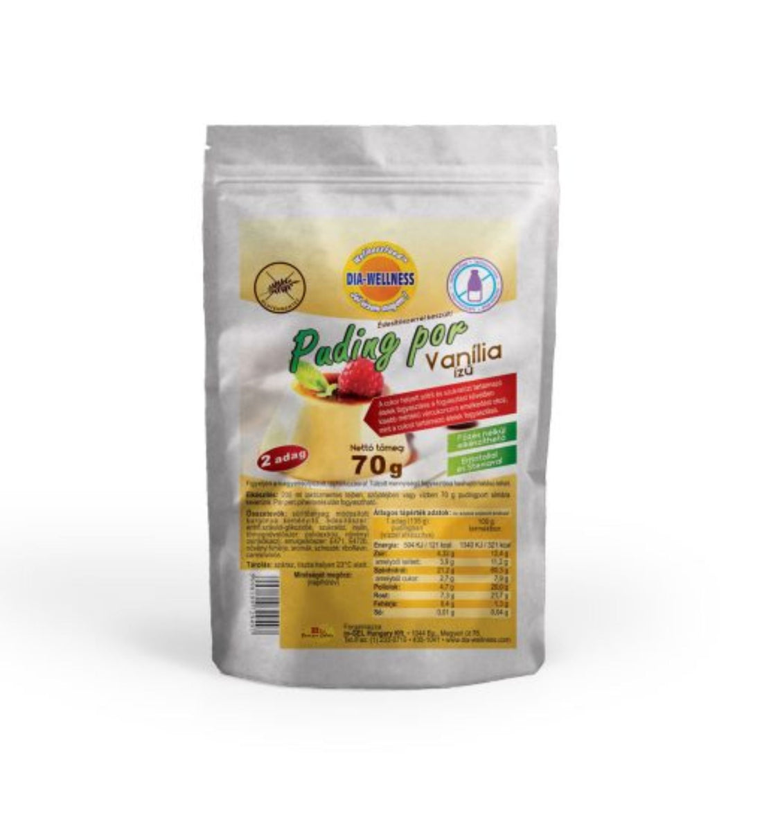 Dia-Wellness studený puding vanilkový 70 g - 39513