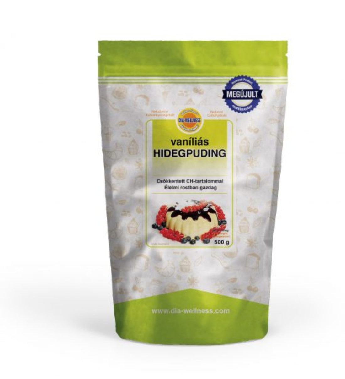 Dia-Wellness studený puding vanilka 500 g - 45665