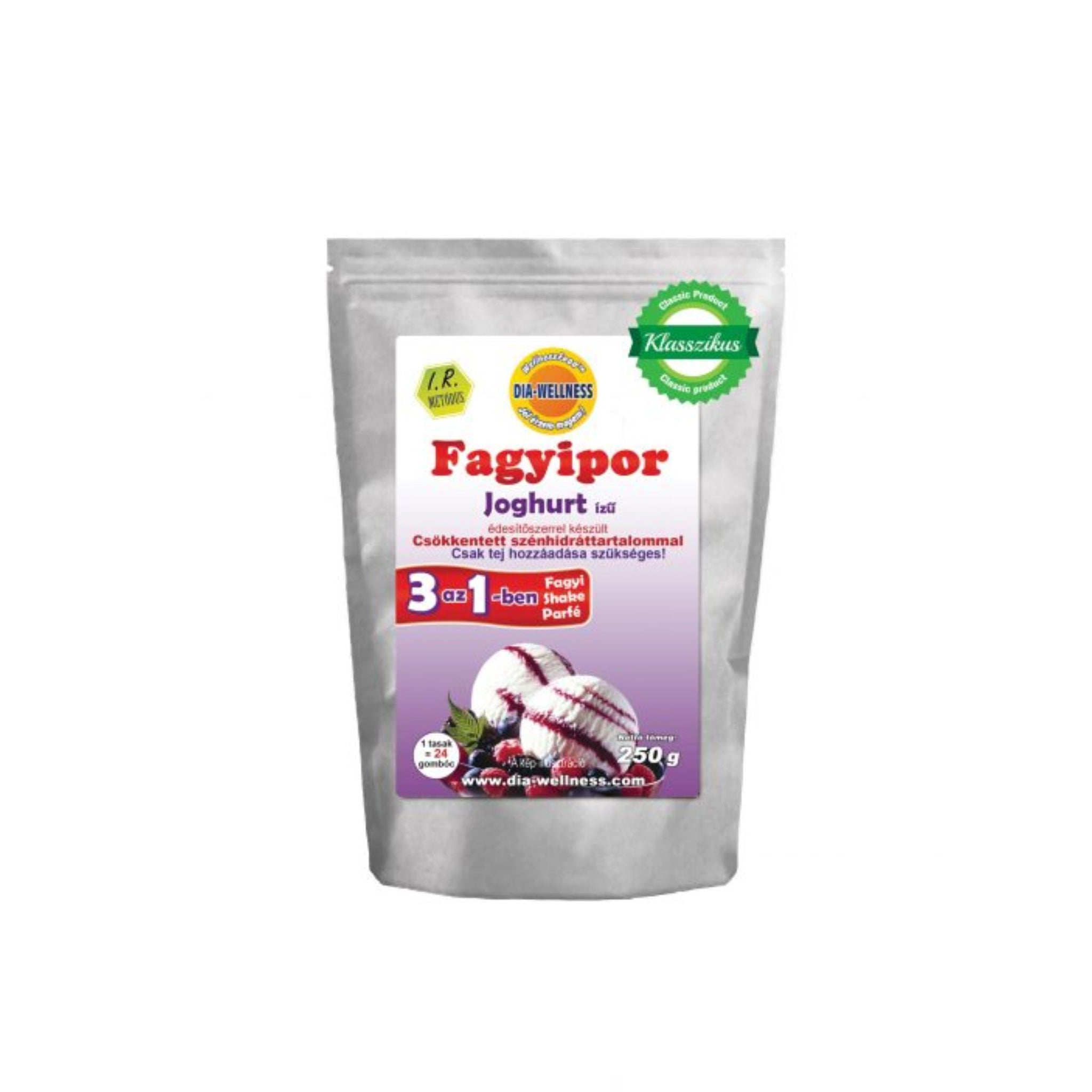 Dia-Wellness zmrzlina v prášku jogurt 250 g