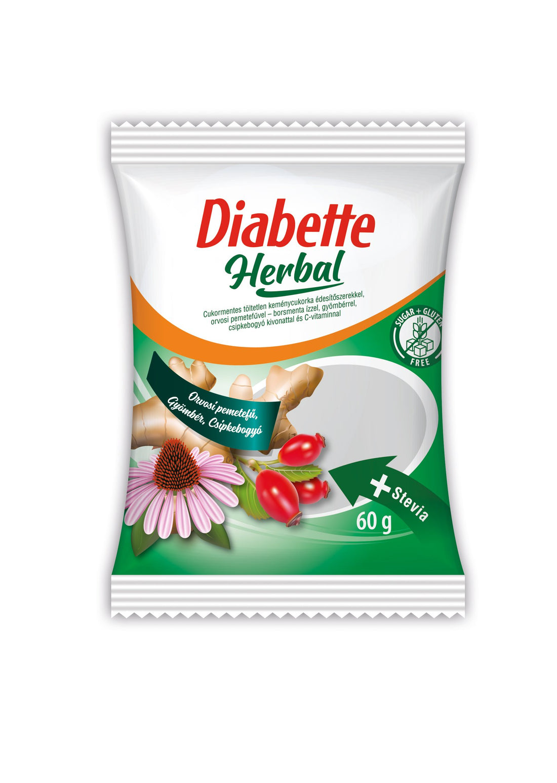 Dibette bylinné cukríky bez cukru so sladidlami 60 g - 83613