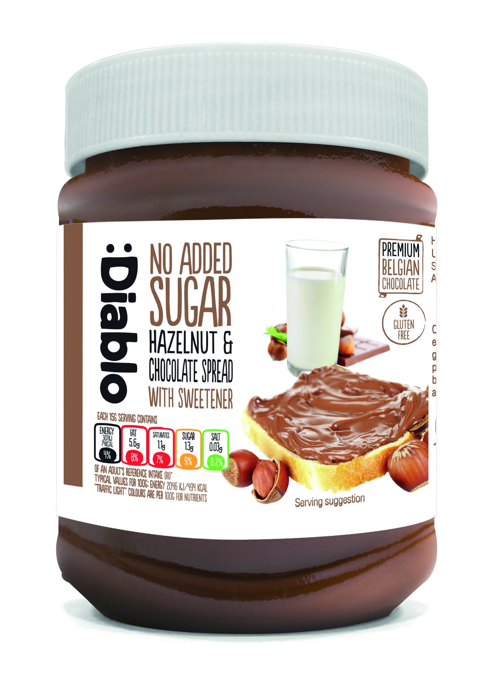 Diablo lieskovoorieškový krém 350 g - 81154
