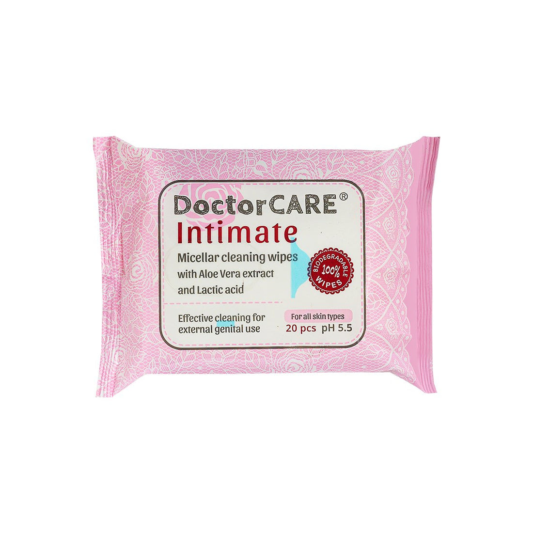 Doctor Care Vlhčené obrúsky 100% biologicky odbúrateľné 20 ks - 89949