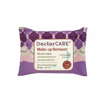 Doctor Care 100% biologicky odbúrateľné odličovacie obrúsky 20 ks - 89950