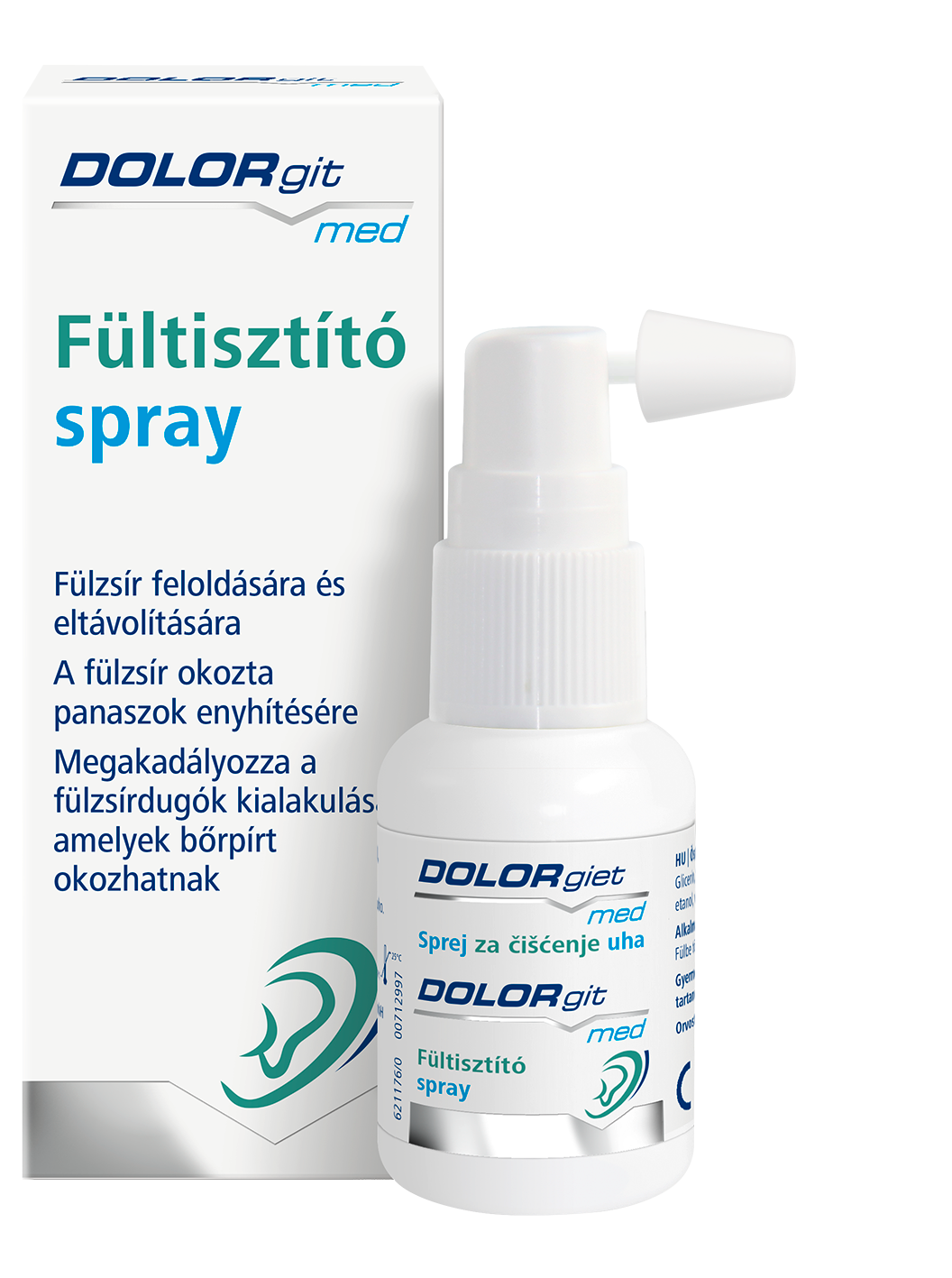 Dolorgit med sprej na čistenie uší 20 ml - 96698