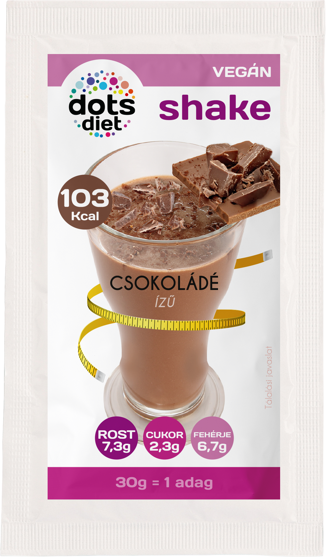 Dotsdiet shake prášok s príchuťou čokolády 30 g - 95294