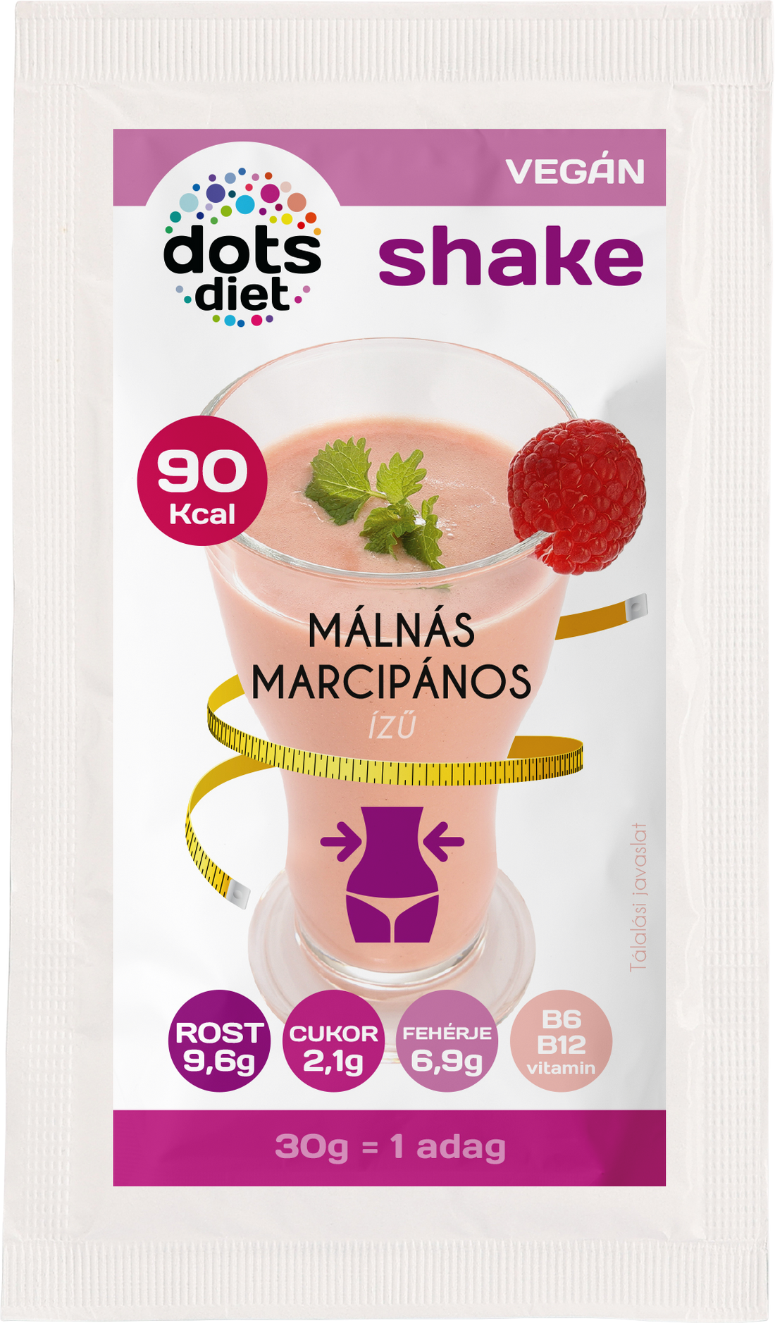 Dotsdiet kokteil v prášku s príchuťou maliny a marcipánu 30 g - 95300
