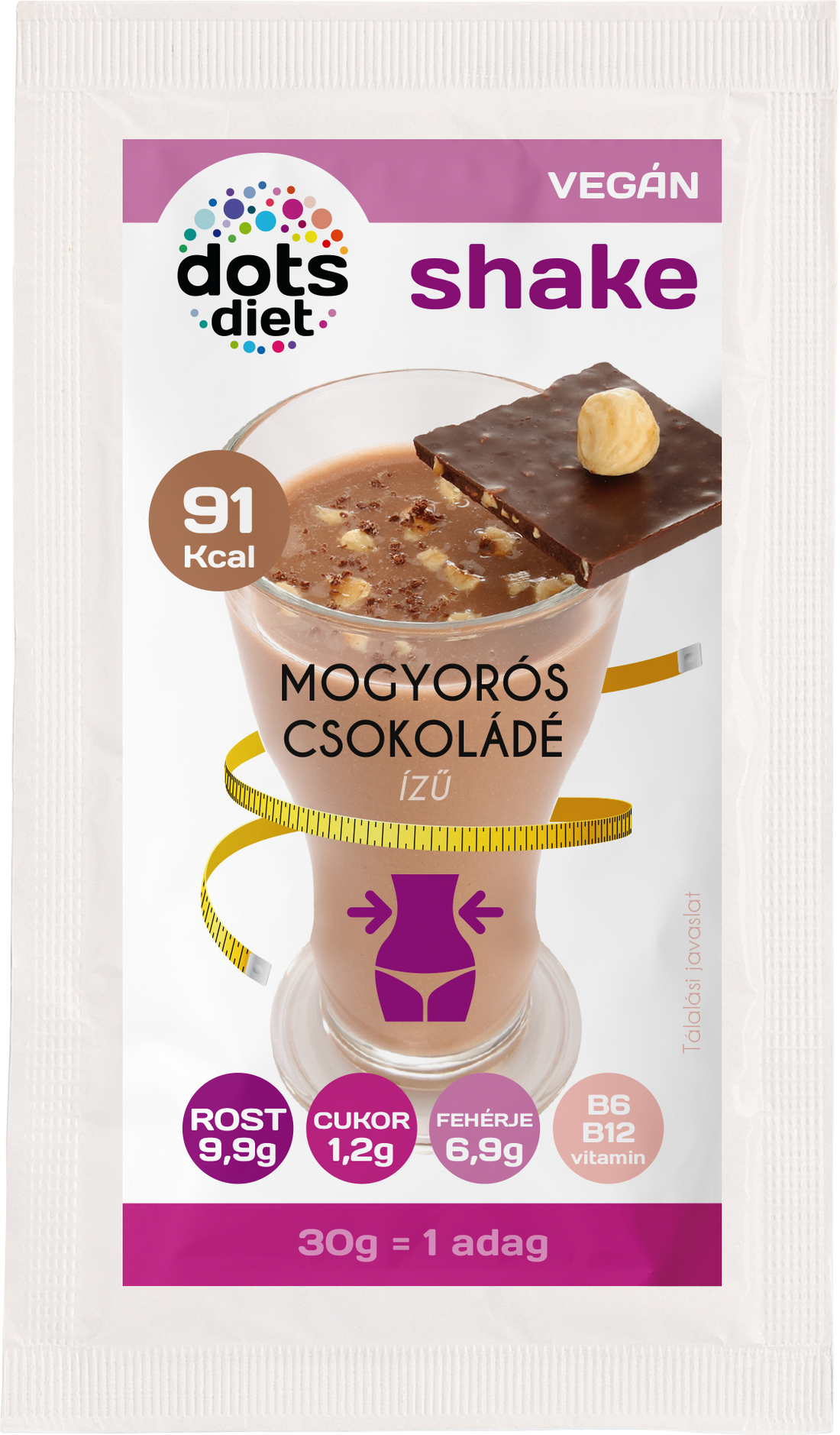 Dotsdiet šejk v prášku s príchuťou lieskových orieškov a čokolády 30 g - 95299