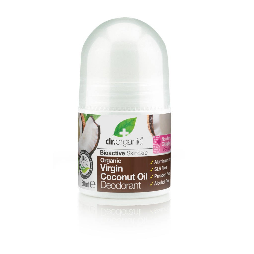 Dr.organic organický guľôčkový dezodorant s kokosovým olejom 50 ml - 39677