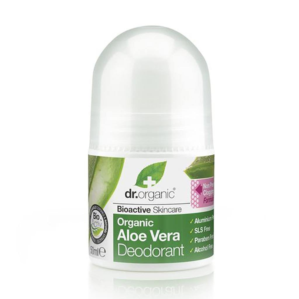 Dr.organic bio guľôčkový dezodorant s aloe vera 50 ml - 15238