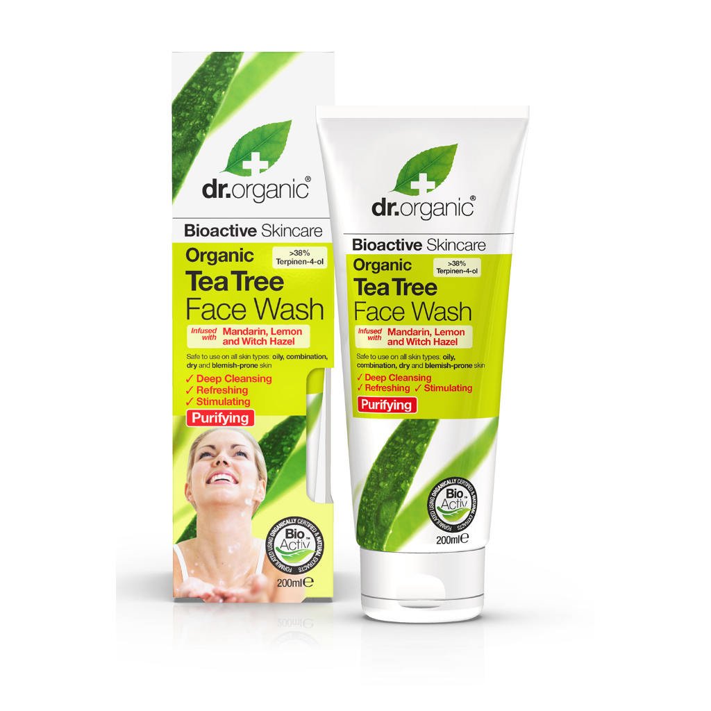 Dr.organic organický čajovník na umývanie tváre 200 ml - 15286