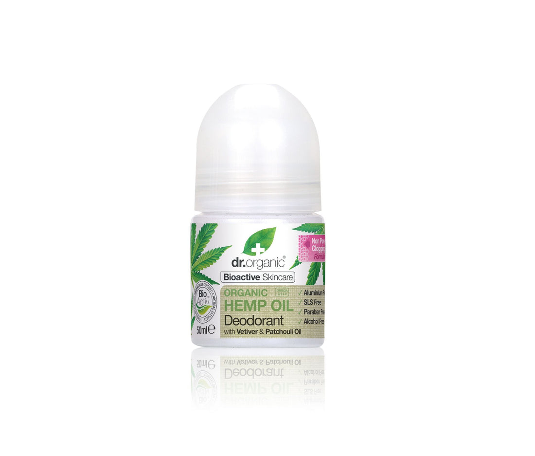 Dr.organic organický guľôčkový dezodorant s konopným olejom 50 ml - 50104