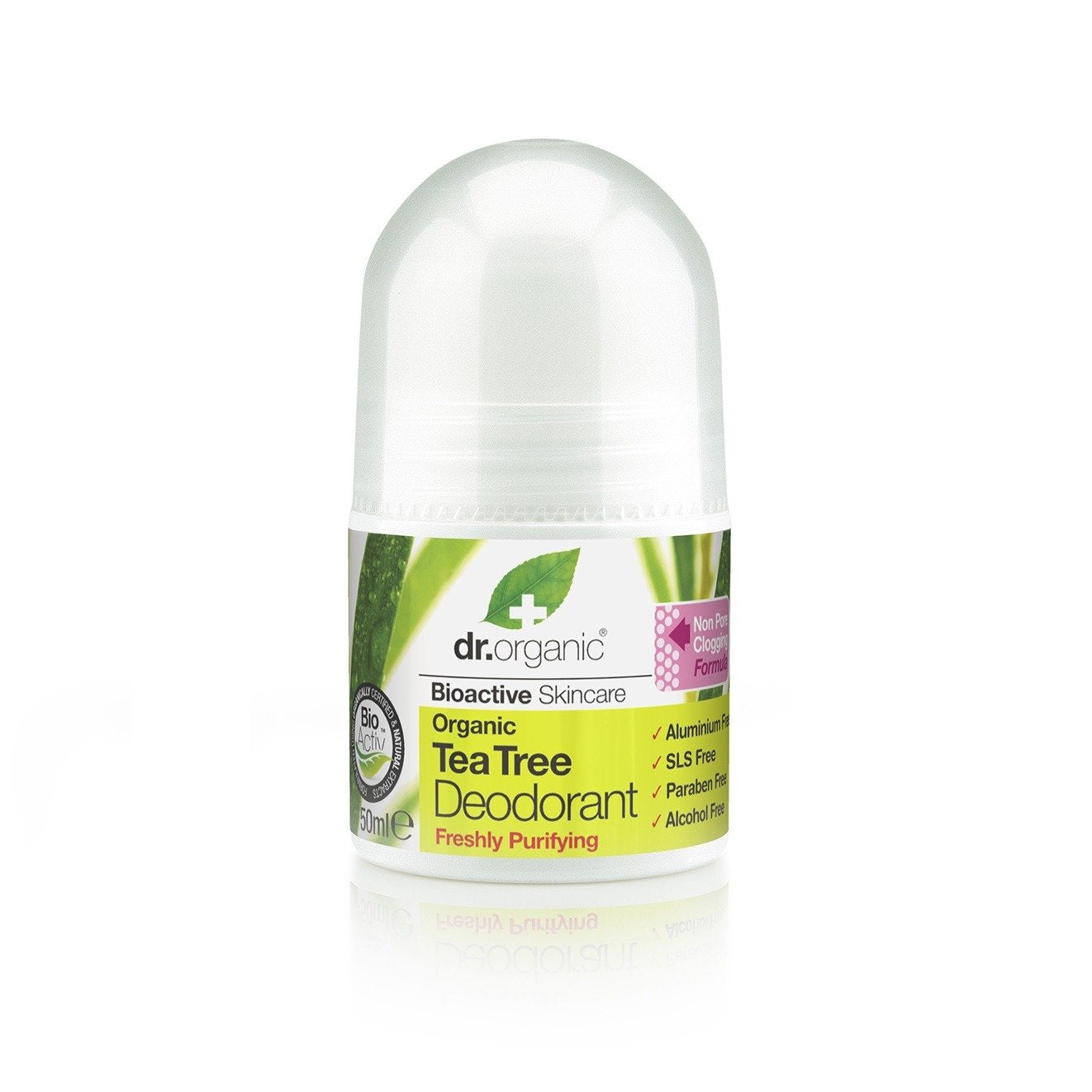Dr.organic organický guľôčkový dezodorant s čajovníkom 50 ml - 15288