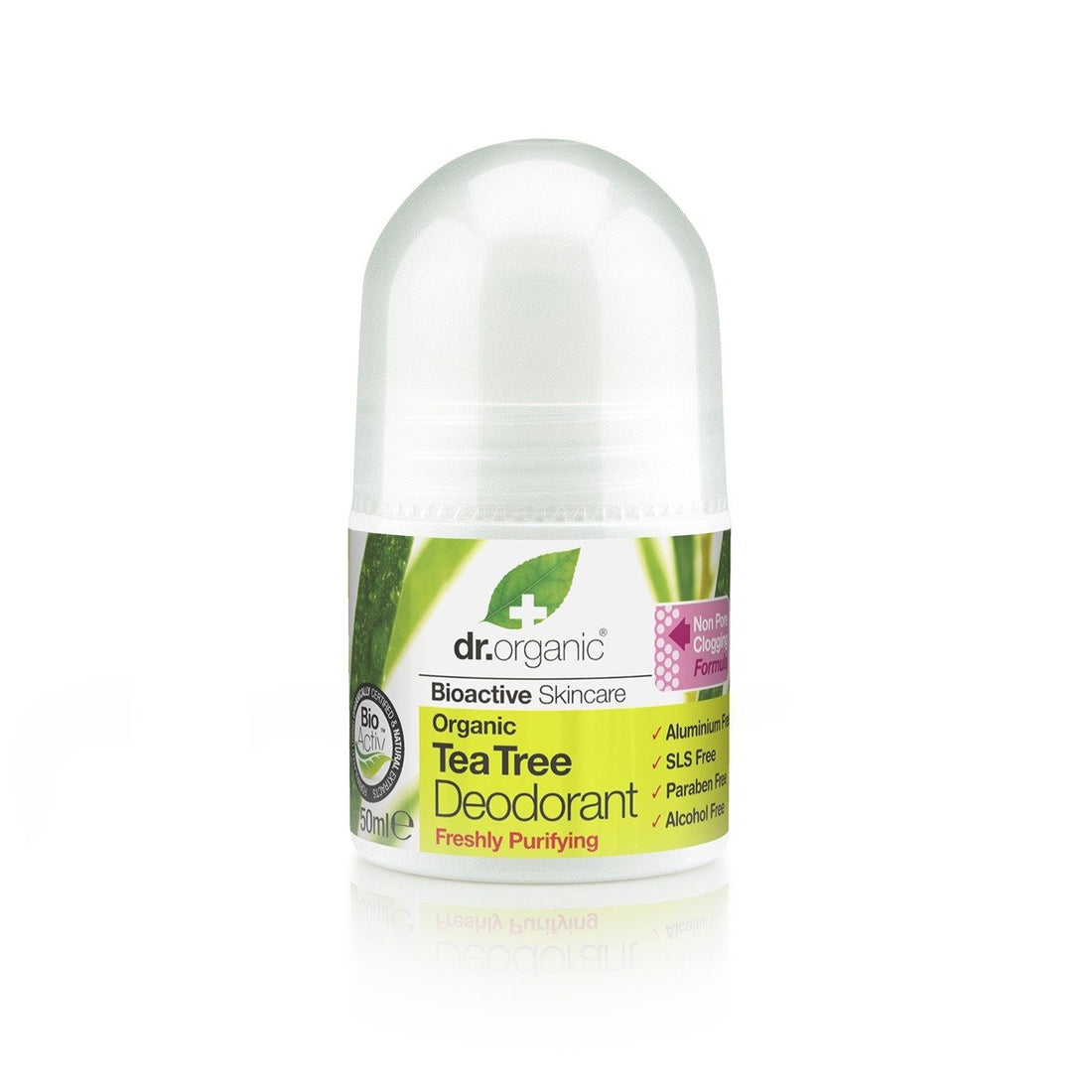 Dr.organic organický guľôčkový dezodorant s čajovníkom 50 ml - 15288