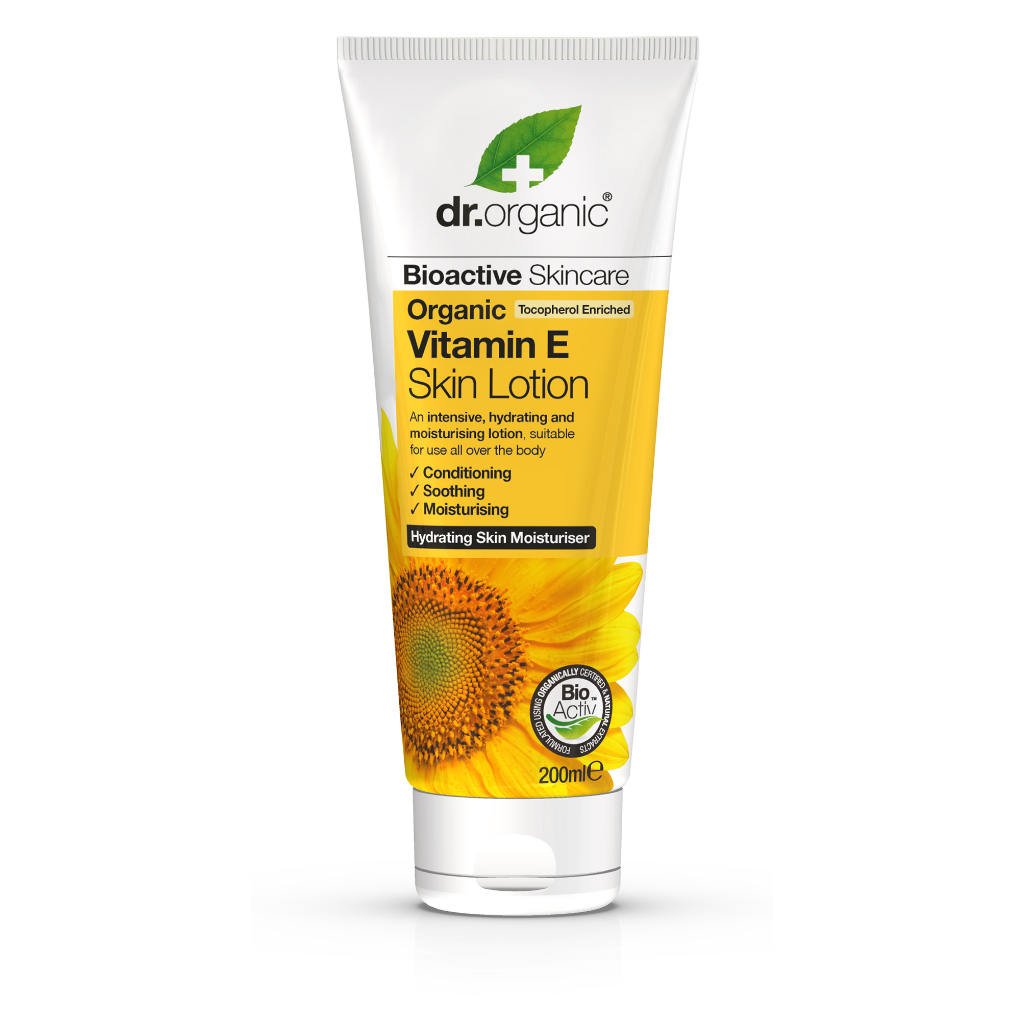 Dr.organic organické telové mlieko s vitamínom E v tube 200 ml - 15246