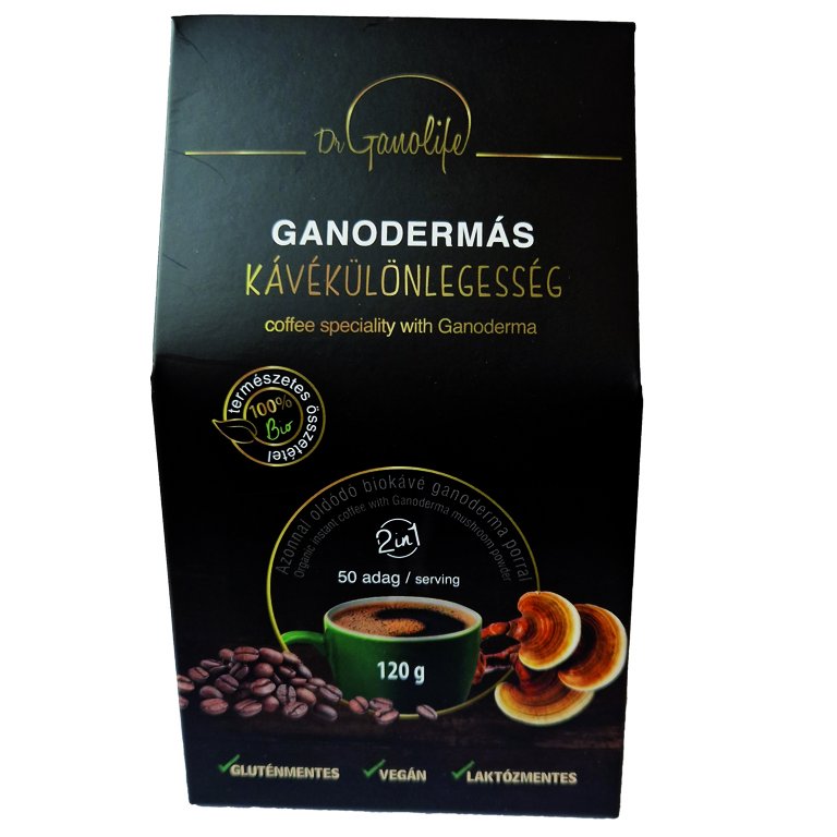 Dr. Ganolife Organic Ganoderma káva 2v1 120 g - 50864