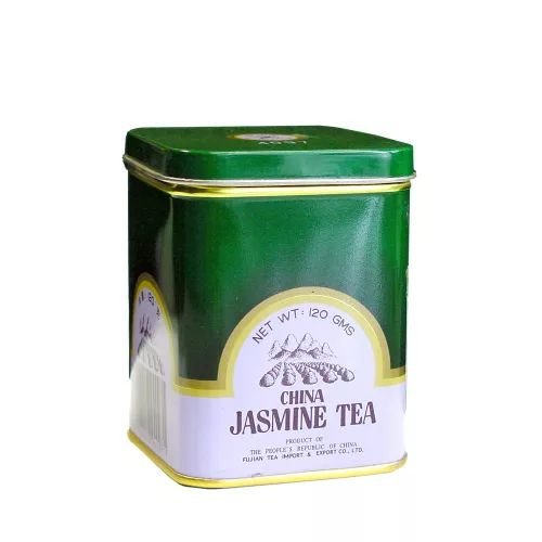 Dr.chen originálny čínsky zelený čaj s jazmínovým sypaný v kovovej krabičke 120 g - 18840