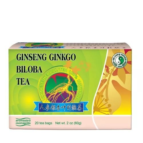 Dr.Chen Čajová zmes Ginseng-Ginkgo a zelený čaj 20x3g 60 g - 27090